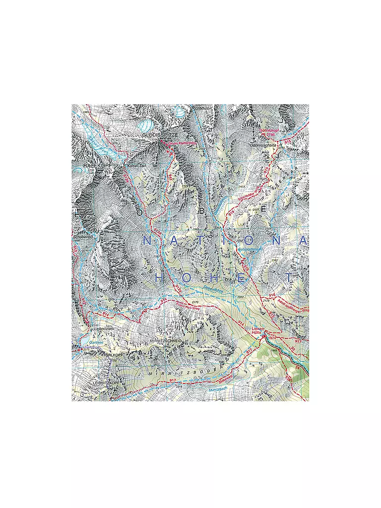 TABACCO | Wanderkarte - Lienz, Schobergruppe, Iseltal, Lienzer Dolomiten 1:25.000 | keine Farbe