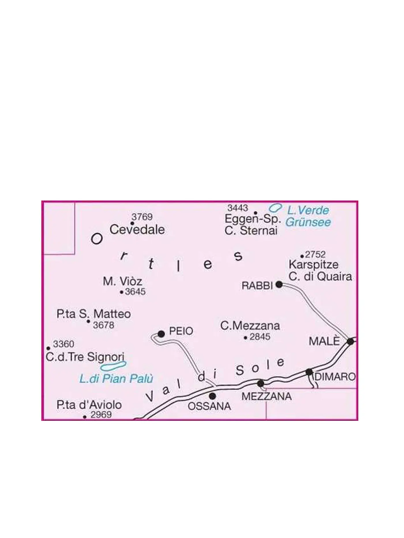 TABACCO | Wanderkarte - Valli del Natisone, Cividale, Krn/Monte Nero 1:25.000 | keine Farbe