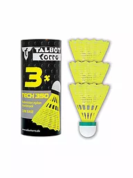 TALBOT TORRO | Badmintonbälle Tech 350 3er Dose | gelb