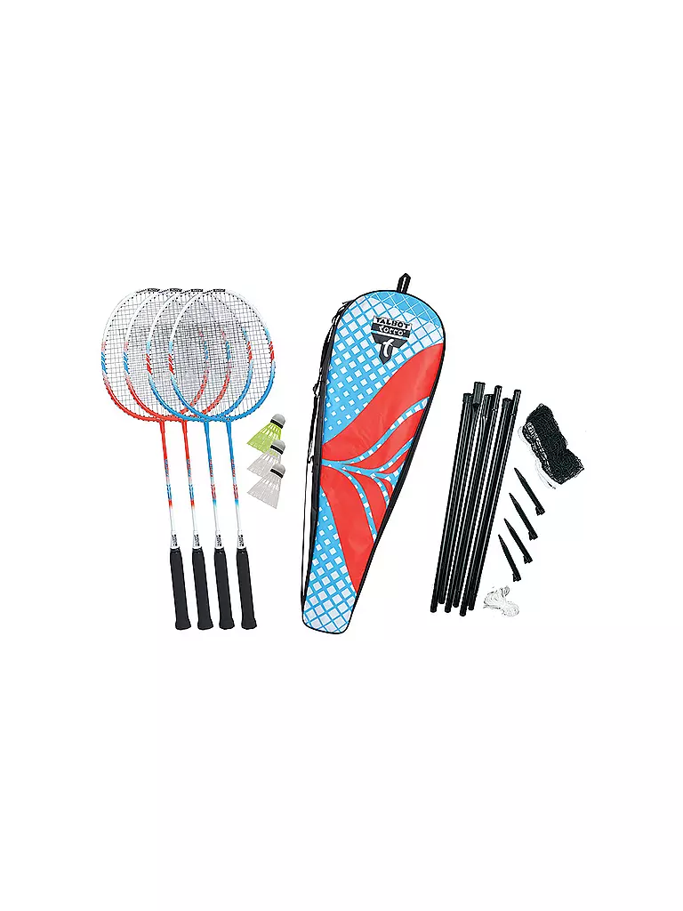 TALBOT TORRO | Premium Badminton-Set 4-Fighter | blau