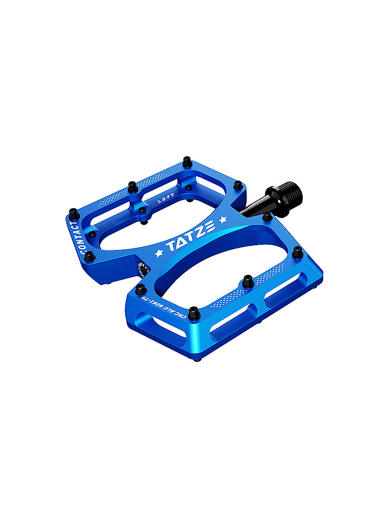 TATZE TATZE Flatpedale Contact CNC Junior blau, blau