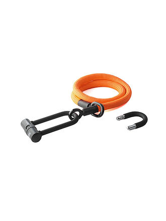 TEX-LOCK | Bügelschloss mit Textilseil Eyelet 120 acid orange