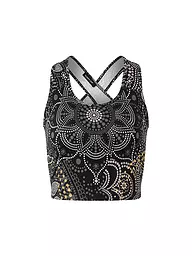 THE SPIRIT OF OM | Damen Yoga Bra Maui ohne Polster | schwarz
