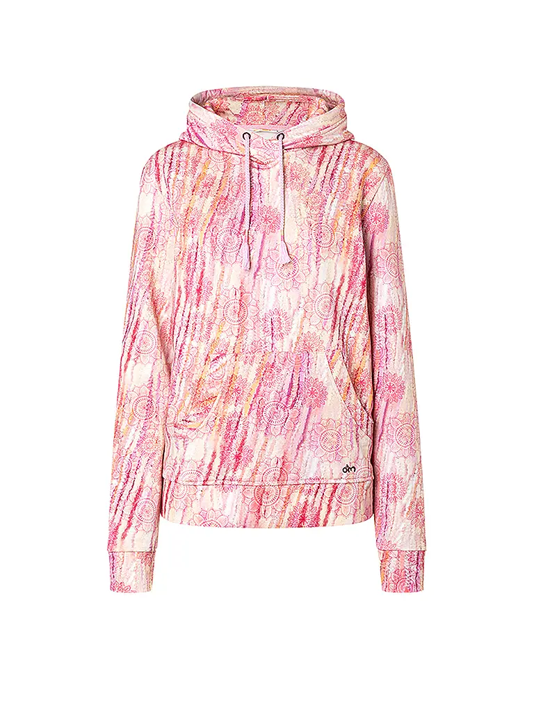 THE SPIRIT OF OM | Damen Yoga Hoodie Sarva Patala | Rosa