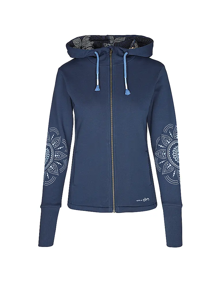 THE SPIRIT OF OM | Damen Yoga Jacke Maui | Dunkelblau