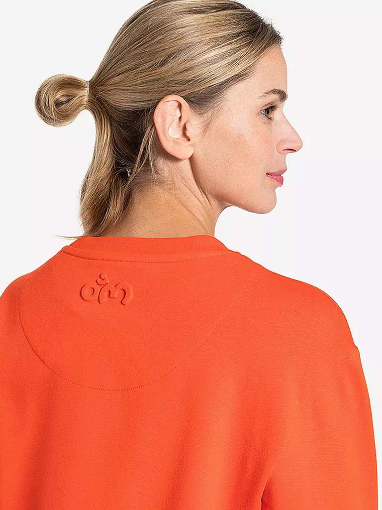THE SPIRIT OF OM | Damen Yoga Sweater Abhaya | orange