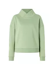 THE SPIRIT OF OM | Damen Yoga Sweater Lounge Sattva Matcha | hellgrün