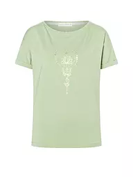 THE SPIRIT OF OM | Damen Yogashirt Eka Padma | hellgrün
