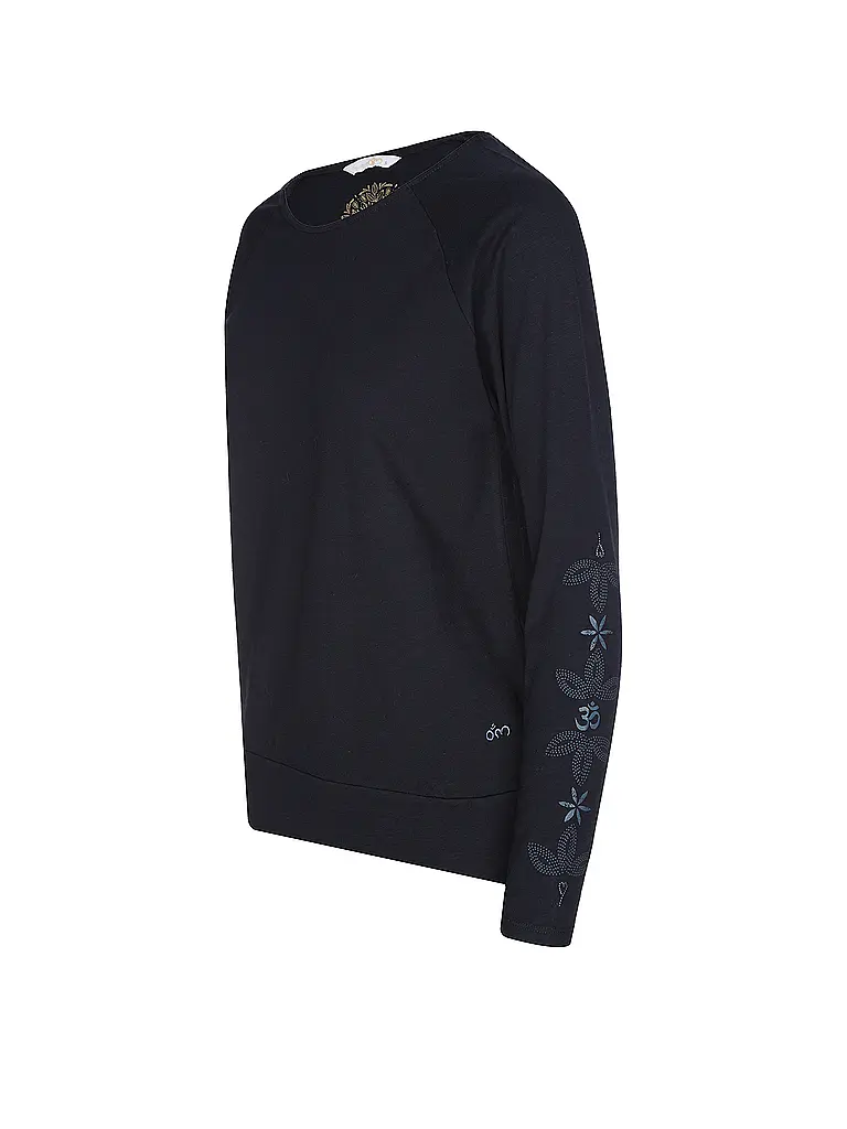THE SPIRIT OF OM | Damen Yogashirt Priya | Dunkelblau