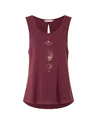 THE SPIRIT OF OM | Damen Yogatank Vahita | Dunkelrot