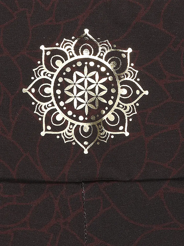 THE SPIRIT OF OM | Damen Yogatight Chaya | Dunkelrot