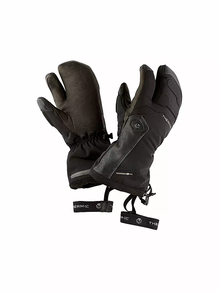 THERM-IC | Herren Skifauster Powergloves 3+1 | schwarz