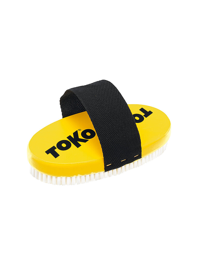 TOKO TOKO Base Brush oval Nylon with strap gelb, gelb