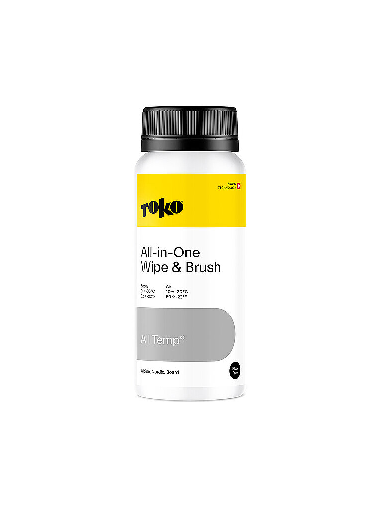TOKO TOKO Skiwachs All-In-One Wipe & Brush keine Farbe, keine Farbe