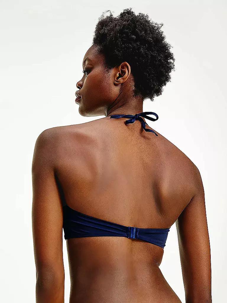 TOMMY HILFIGER | Damen Bikinioberteil Bandeau | blau