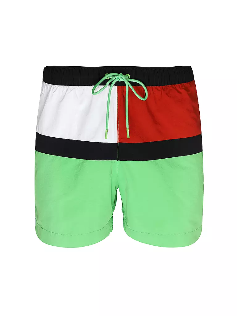 TOMMY HILFIGER | Herren Badeshort Color Blocking | grün