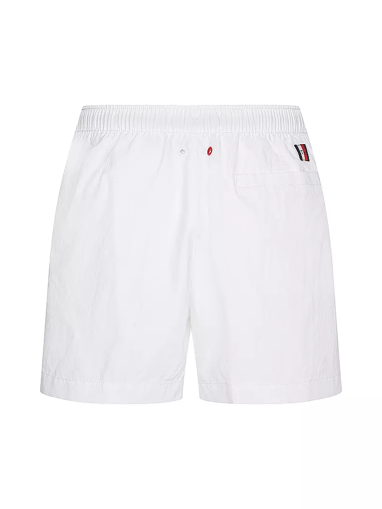 TOMMY HILFIGER | Herren Badeshort Medium Drawstring | weiß