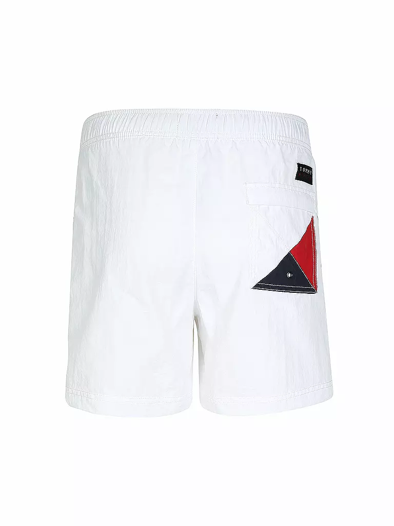 TOMMY HILFIGER | Herren Badeshort | weiß