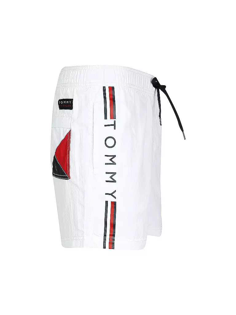 TOMMY HILFIGER | Herren Badeshort | weiß