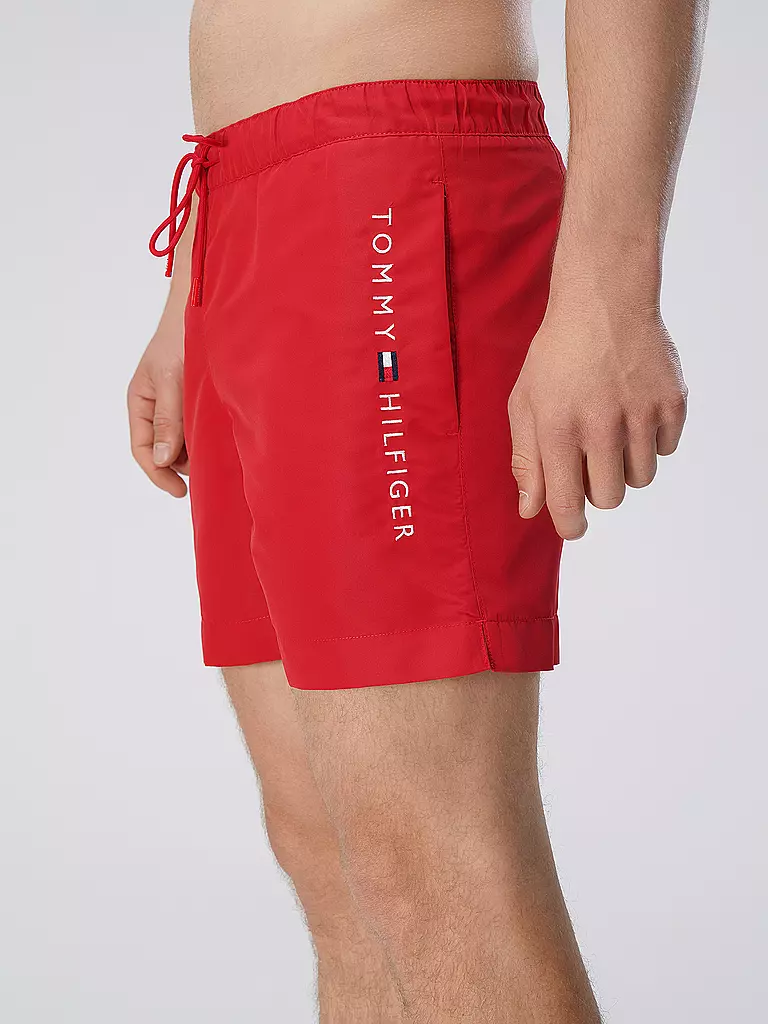 TOMMY HILFIGER | Herren Badeshort | rot