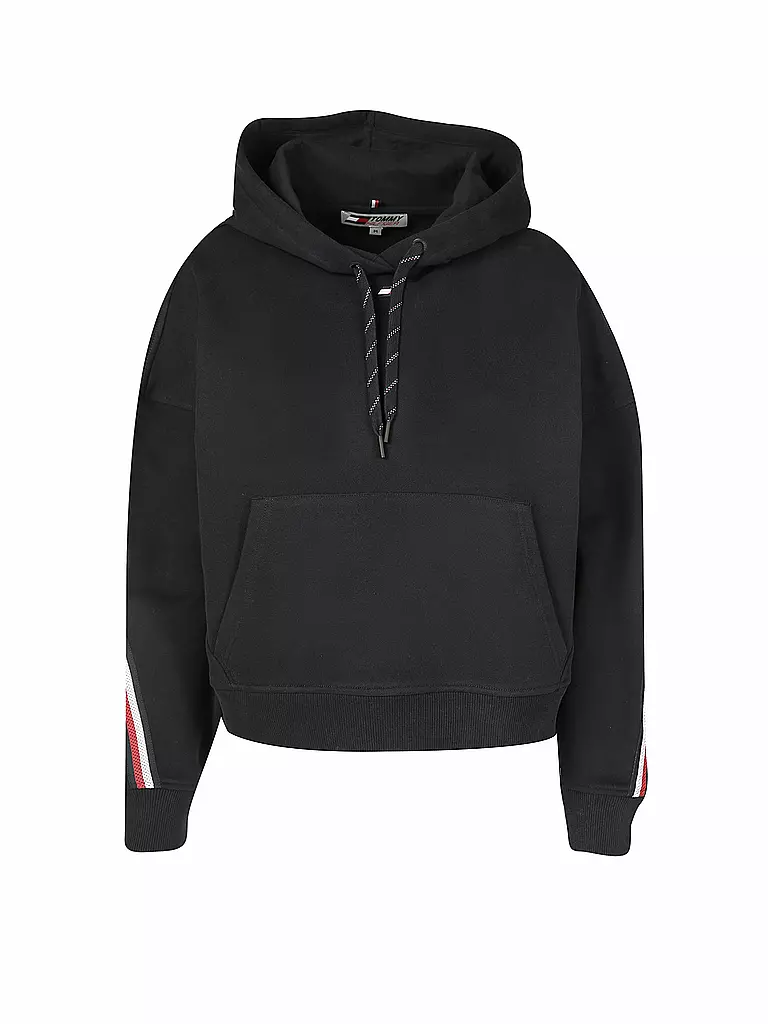 TOMMY SPORT | Damen Hoodie Cool mit Tommy-Tape | blau