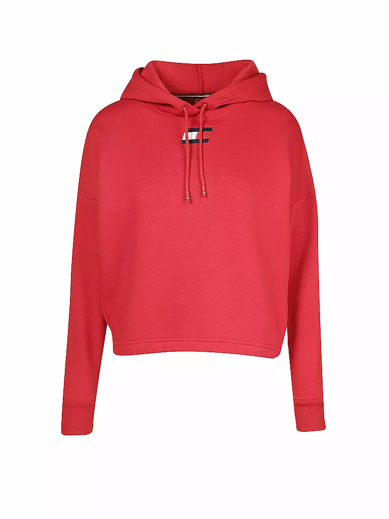 TOMMY SPORT | Damen Sweater Cropped Fit | rot
