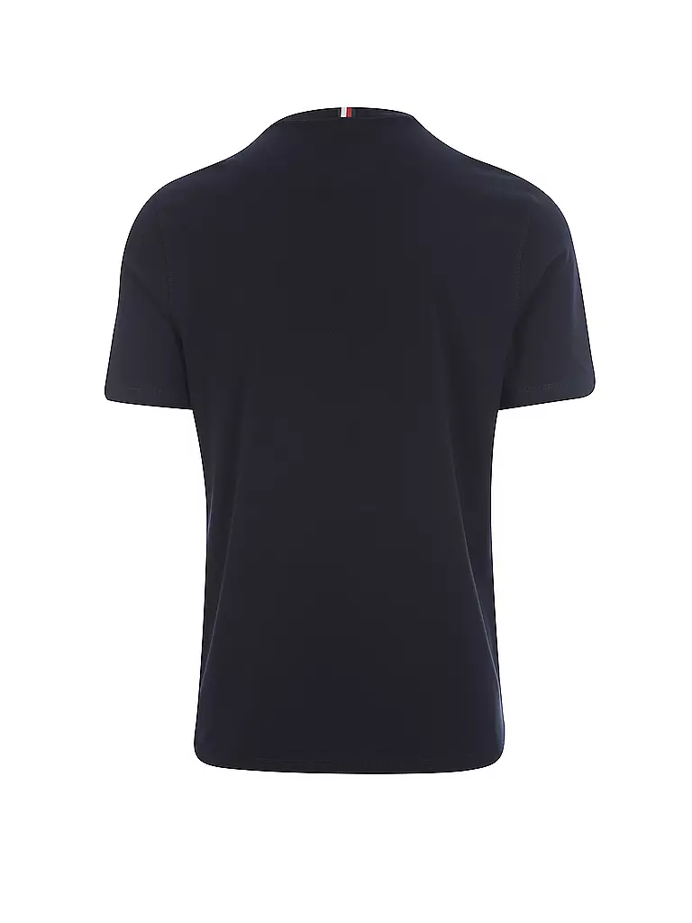 TOMMY SPORT | Herren T-Shirt mit abstraktem Print | blau