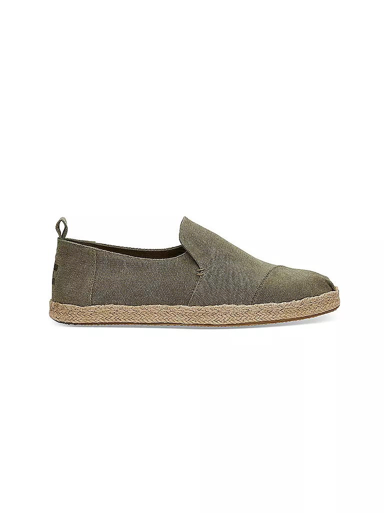 TOMS | Herren Espadrille-Slipper Deconstructed Alpargata Rope | olive