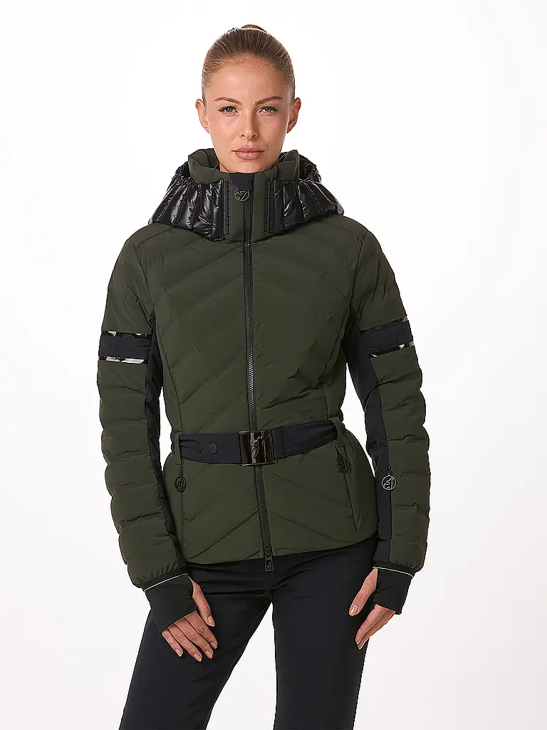 TONI SAILER | Damen Skijacke Corinne | dunkelgrün