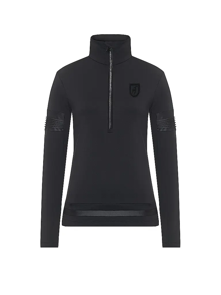 TONI SAILER | Damen Unterzieh Zipshirt Kiki | schwarz