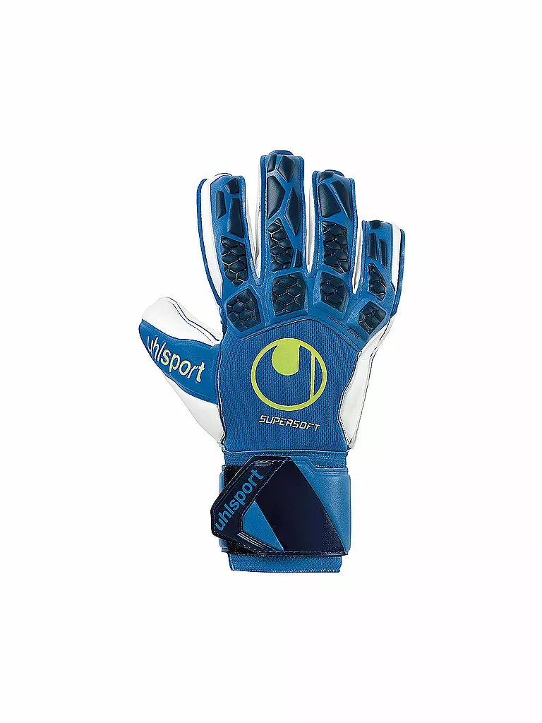 UHLSPORT | Herren Torwarthandschuhe Hyperact Supersoft | blau