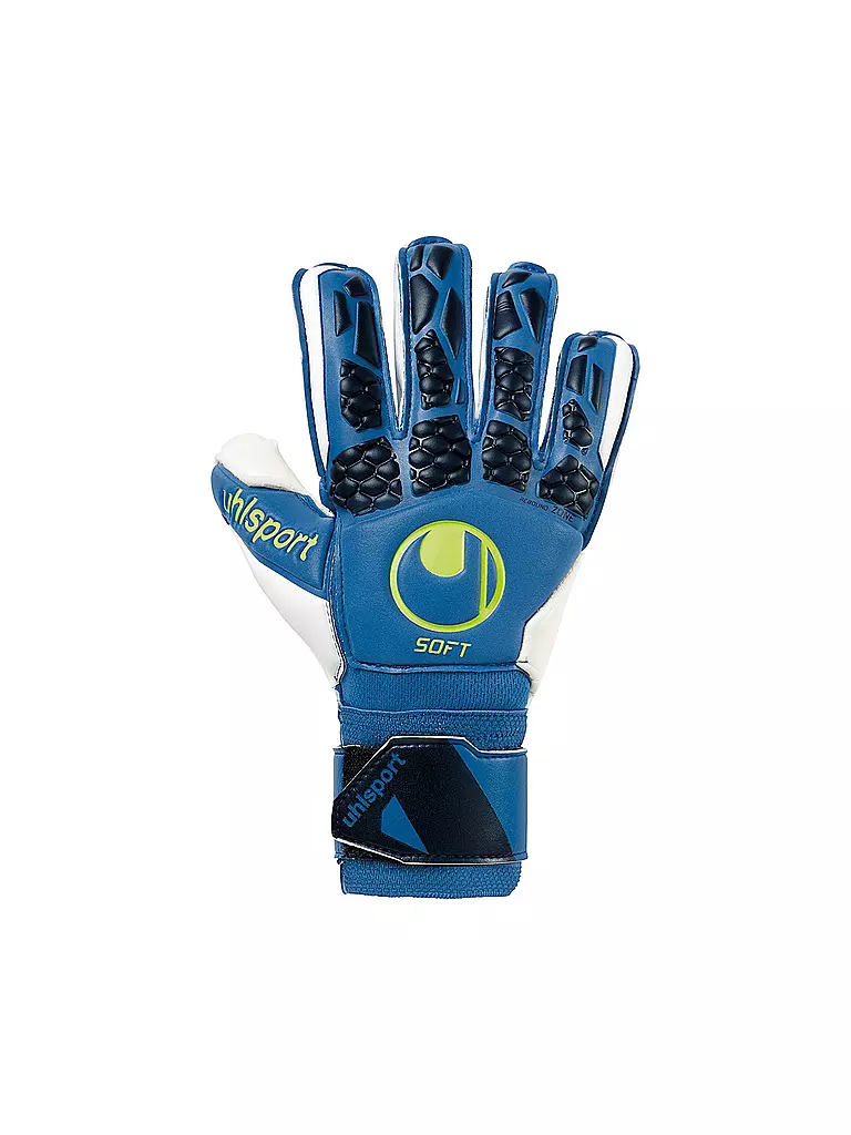 UHLSPORT | Kinder Torwarthandschuhe Hyperact Soft Flex Frame | blau