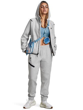 UNDER ARMOUR | Damen Kapuzenjacke UA Unstoppable Fleece mit durchgehendem Zip