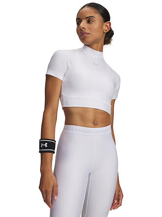 UNDER ARMOUR | Damen Fitnessshirt HeatGear® Crop Mock