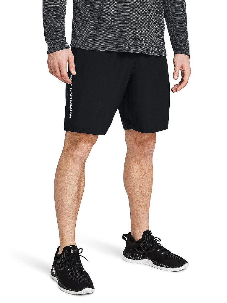 Under Armour UNDER ARMOUR Herren Shorts UA Woven Wordmark schwarz | S, schwarz