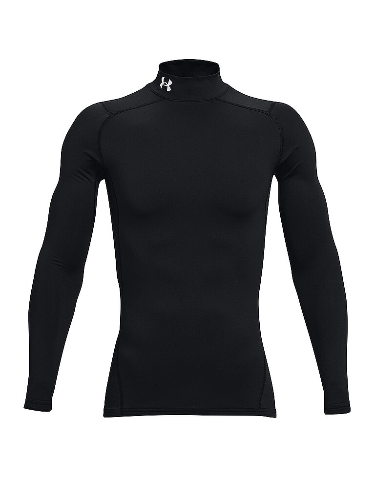Under Armour UNDER ARMOUR Herren Fitnessshirt ColdGear Compression Mock schwarz | S, schwarz