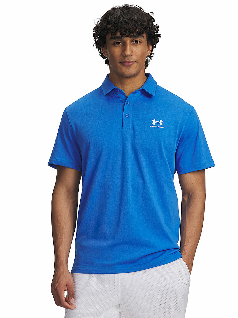 Under Armour UNDER ARMOUR Herren Polo UA Icon blau | M, blau
