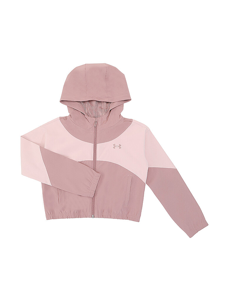 Under Armour UNDER ARMOUR Mädchen Jacke UA Rival Woven Hoodie beere | 116-128, beere