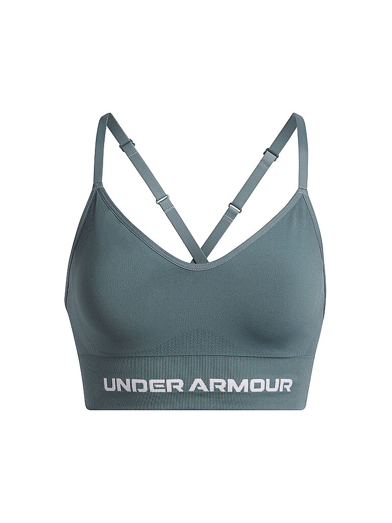 UNDER ARMOUR Damen Sport-BH Vanish Seamless Low Support petrol | L