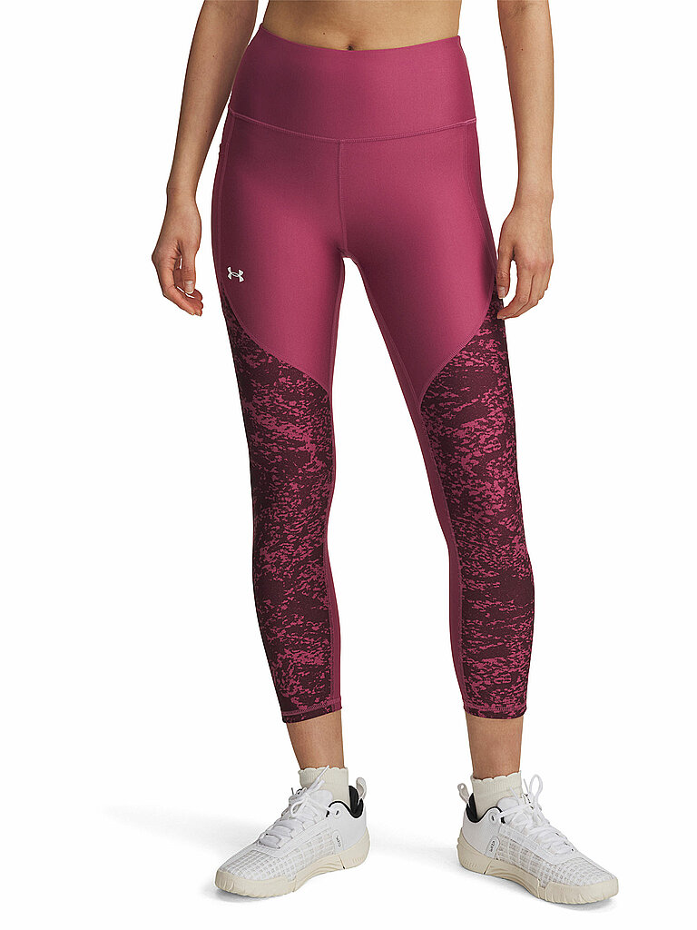 Under Armour UNDER ARMOUR Damen Fitnesstight UA Tech Printed Panel Ankle 7/8 beere | XS, beere