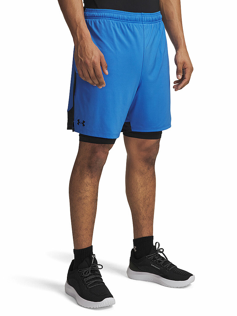 Under Armour UNDER ARMOUR Herren Fitnessshorts UA Tech Vent 2in1 blau | S, blau