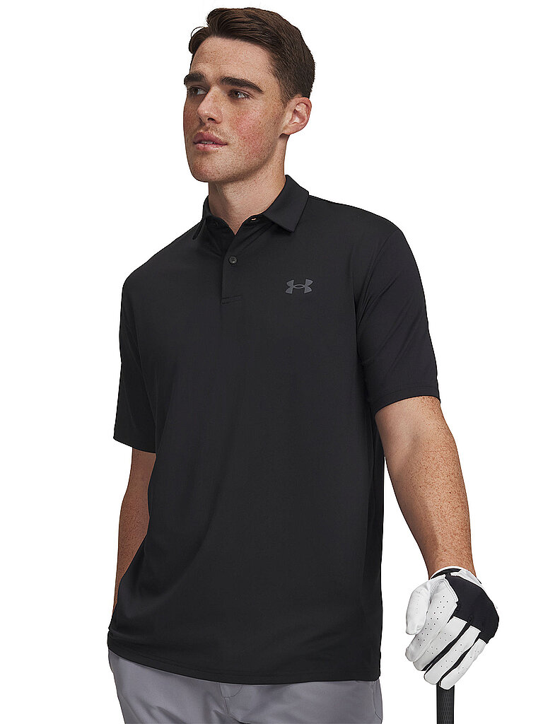 UNDER ARMOUR Herren Polo UA Matchplay schwarz | XL