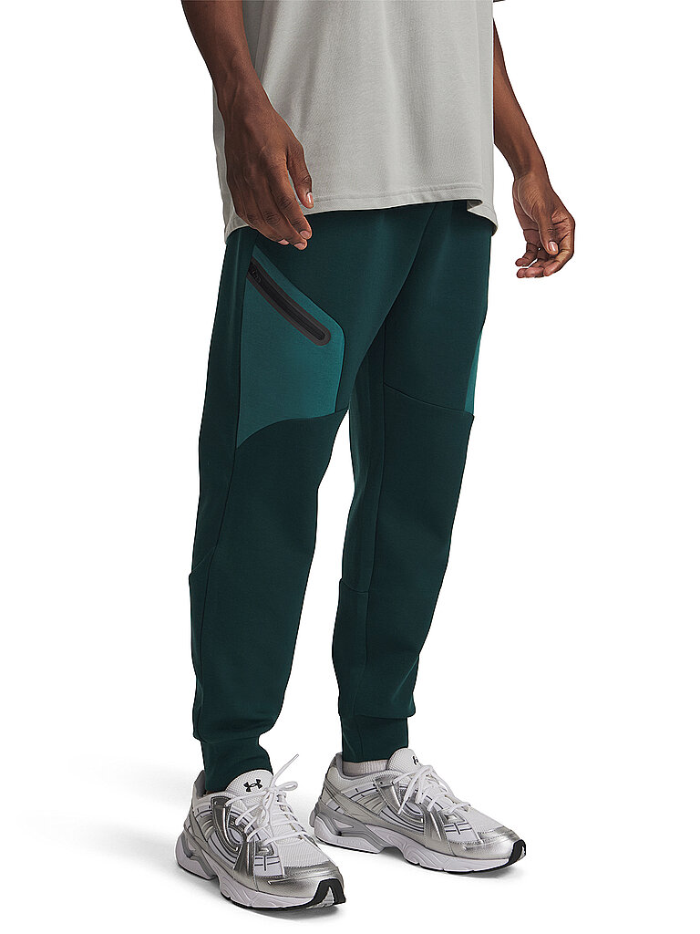 Under Armour UNDER ARMOUR Herren Jogginghose Unstoppable dunkelgrün | S, dunkelgrün