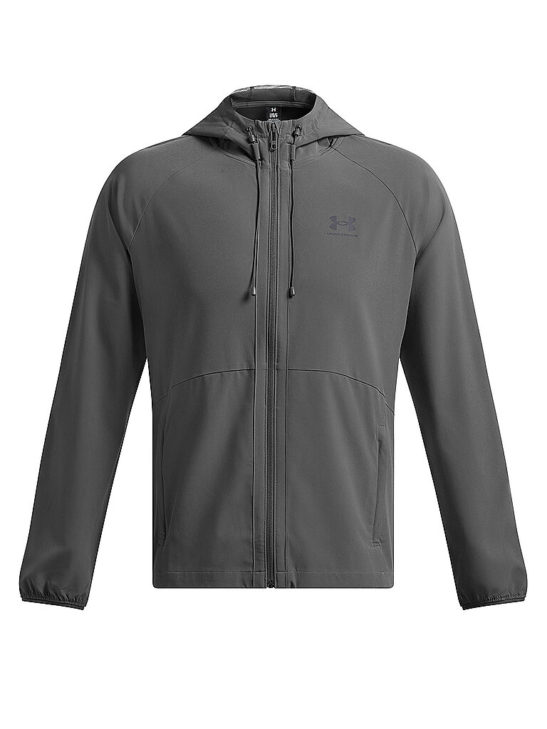 UNDER ARMOUR Herren Jacke UA Windbreaker Stretch grau | L