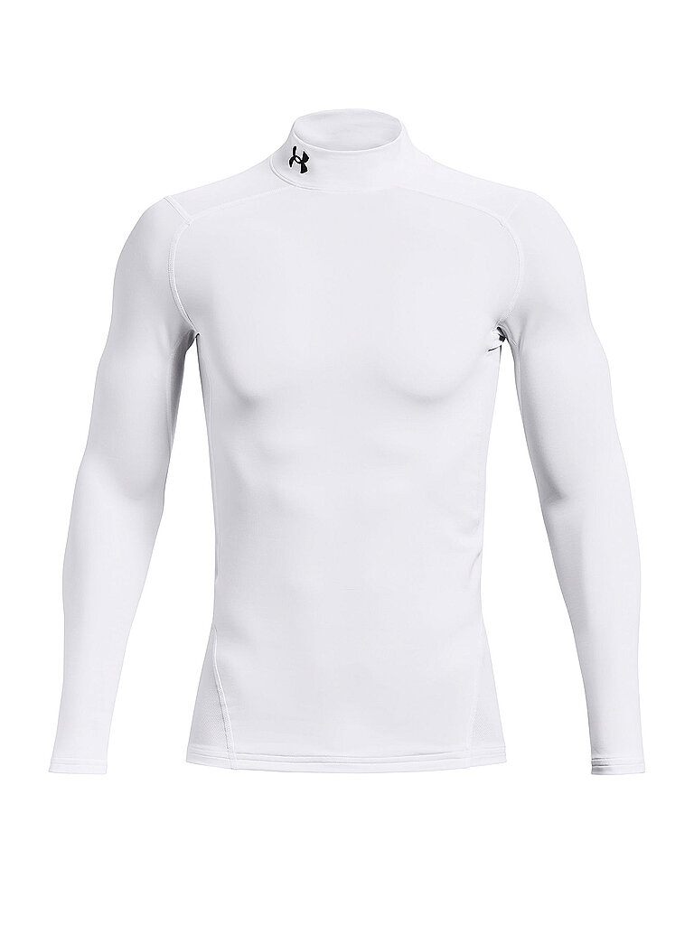 Under Armour UNDER ARMOUR Herren Fitnessshirt ColdGear Compression Mock weiss | S, weiss