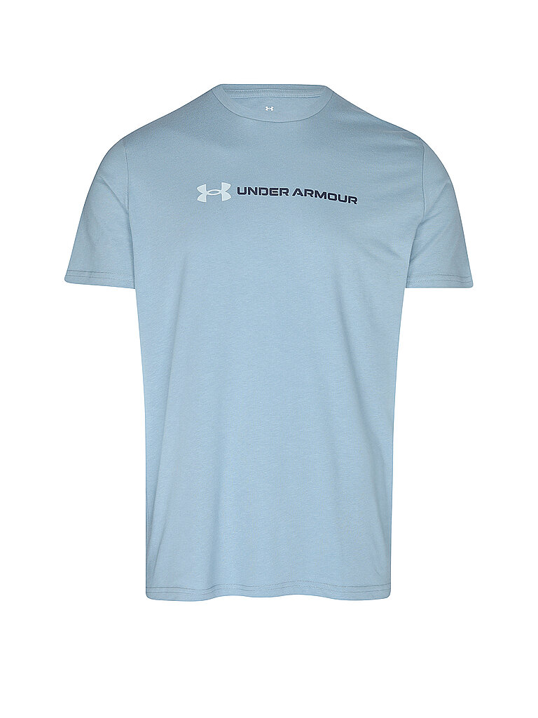 UNDER ARMOUR Herren T-Shirt UA Logo Wordmark hellblau | S