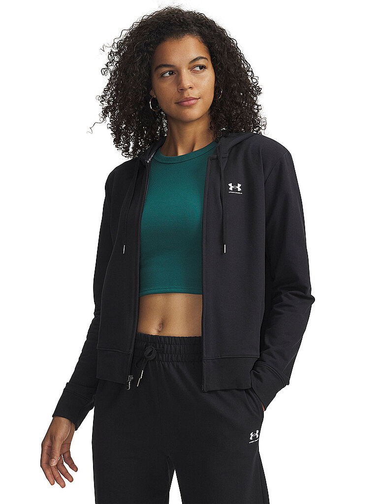 UNDER ARMOUR Damen Jacke UA Sport Terry schwarz | XS