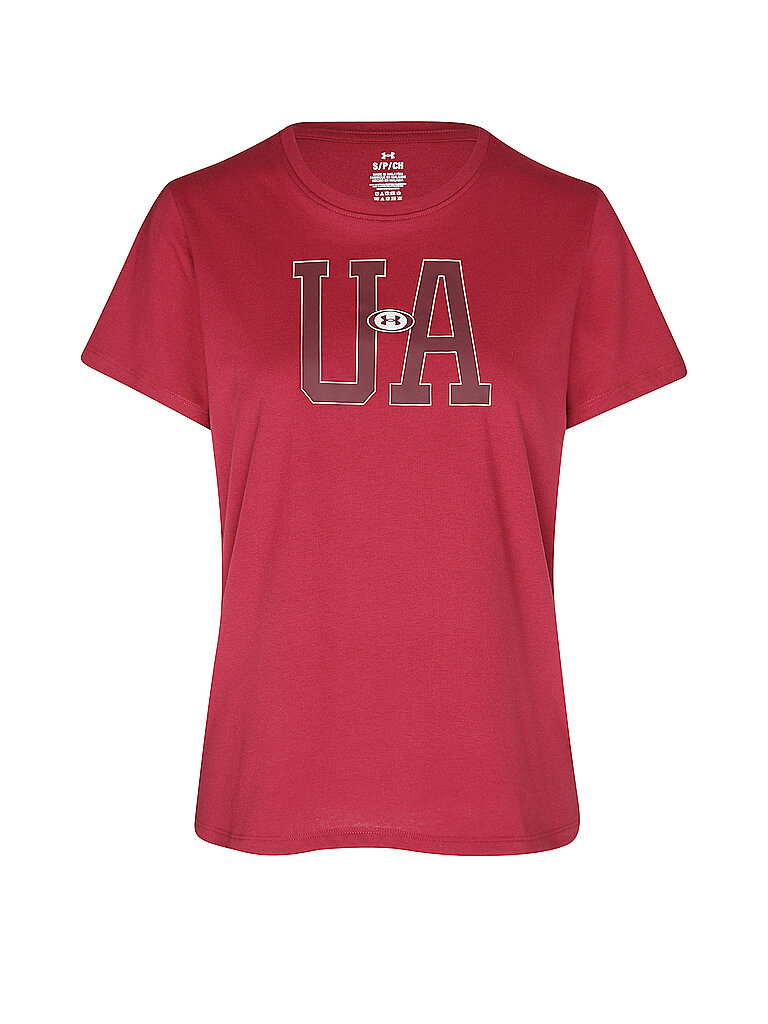 UNDER ARMOUR Damen T-Shirt UA Icon Fleece Graphic dunkelrot | L