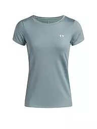 UNDER ARMOUR | Damen Fitnessshirt HeatGear® Armour  | petrol