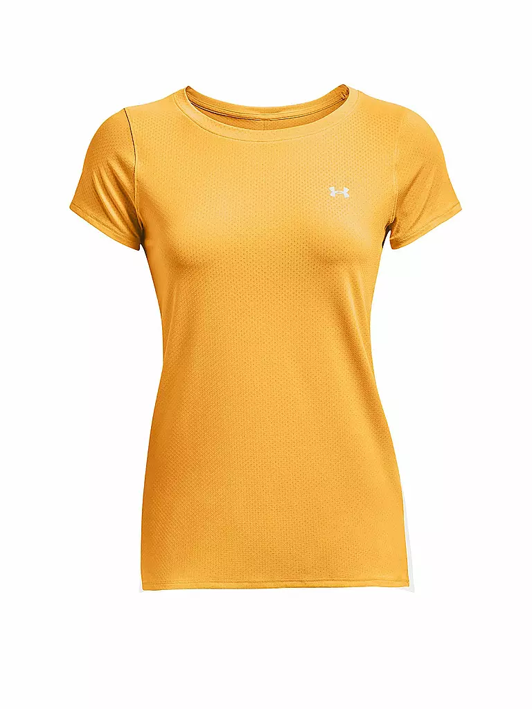 UNDER ARMOUR | Damen Fitnesshirt HeatGear® Armour | gelb